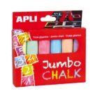 Tizas Redondas jumbo 6 colores Apli