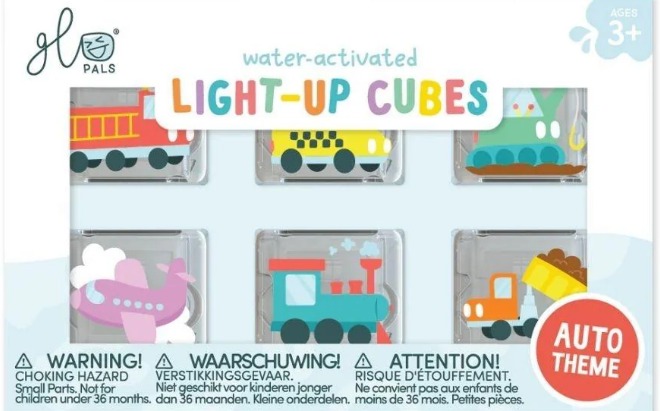 juego1 GloPals Cubos Luz Vehiculos 6ud.