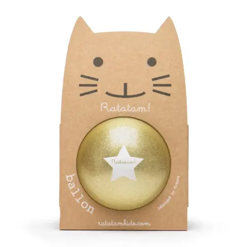 Ballon Glitter Dorada 15 cm