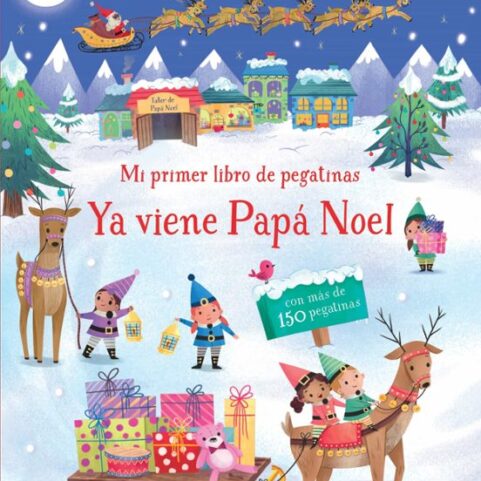 YA VIENE PAPA NOEL LIBRO DE PEGATINAS
