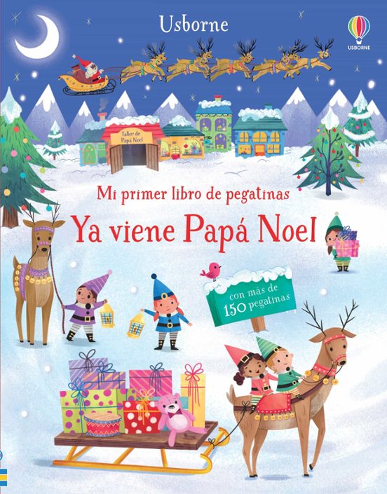 juego1 YA VIENE PAPA NOEL LIBRO DE PEGATINAS