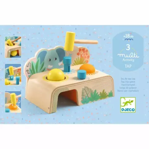 Baby Color Multi Tap Banco de Golpeo Djeco
