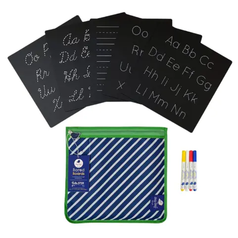 Chalk Board Set ABCs Juego de Pizarras Jaq Jaq Bird