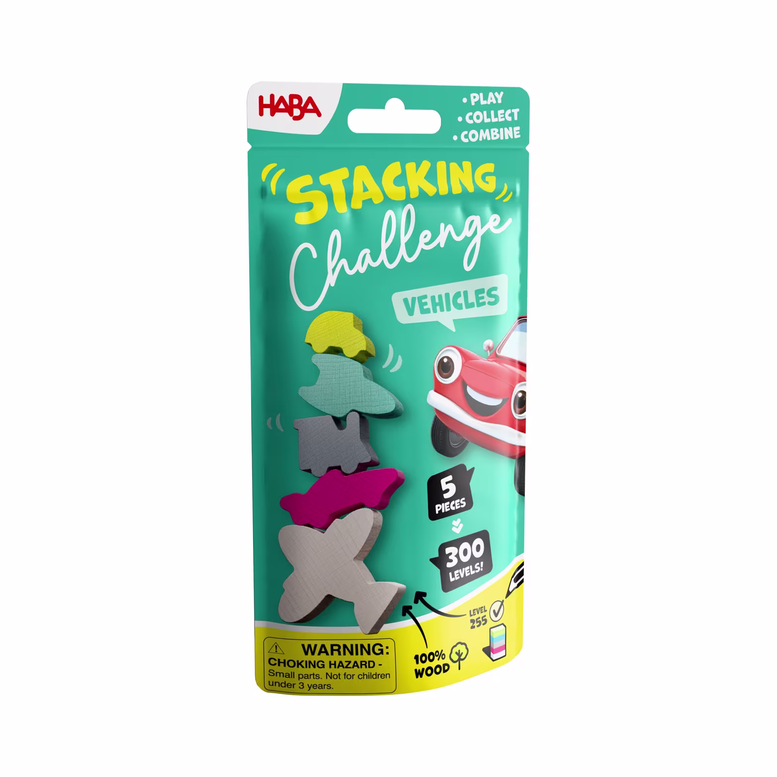juego1 Stacking Challenge - Vehicles Haba