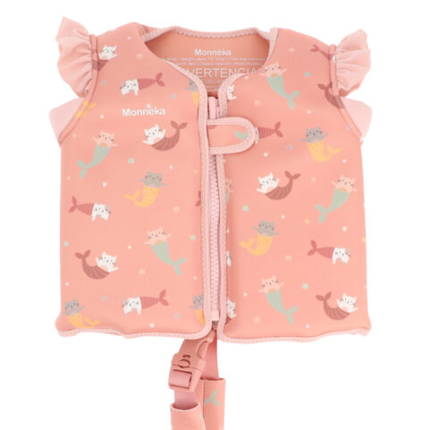 Chaleco Flotador Aprendizaje Mermaid Cats 3 a 6 años