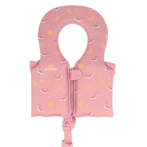 Chaleco Flotador Aprendizaje Whale Pink 1 - 2 años