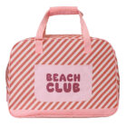 Bolso de playa con Rejilla Antiarena Stripes Bloom & Blush Monneka