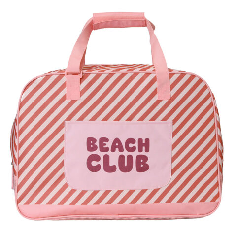 Bolso de playa con Rejilla Antiarena Stripes Bloom & Blush Monneka