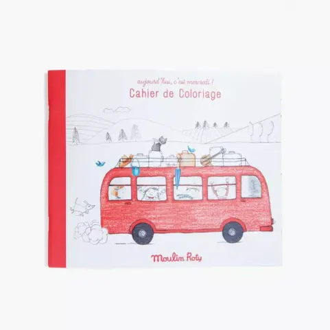 Cuaderno para colorear Mercredi