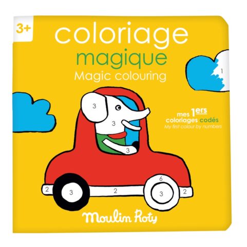 Cuaderno para colorear mágico Francés/Inglés Les Popipop