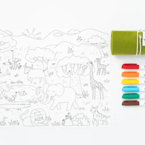 Scribble De Safari - 6 rotuladores