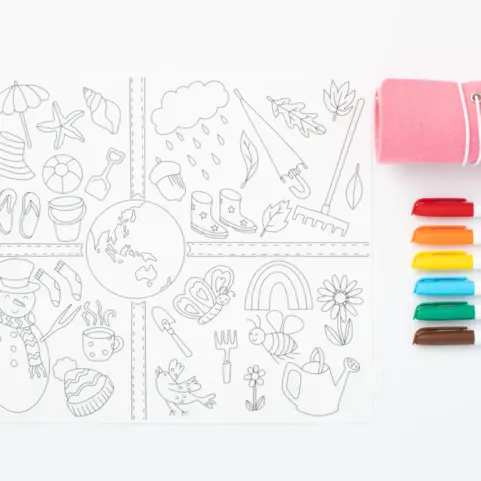 Scribble Las Estaciones - 6 rotuladores