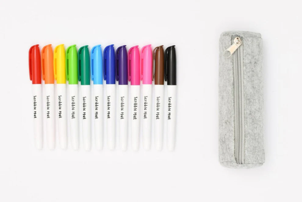 juego1 Scribble Estuche con 12 rotuladores