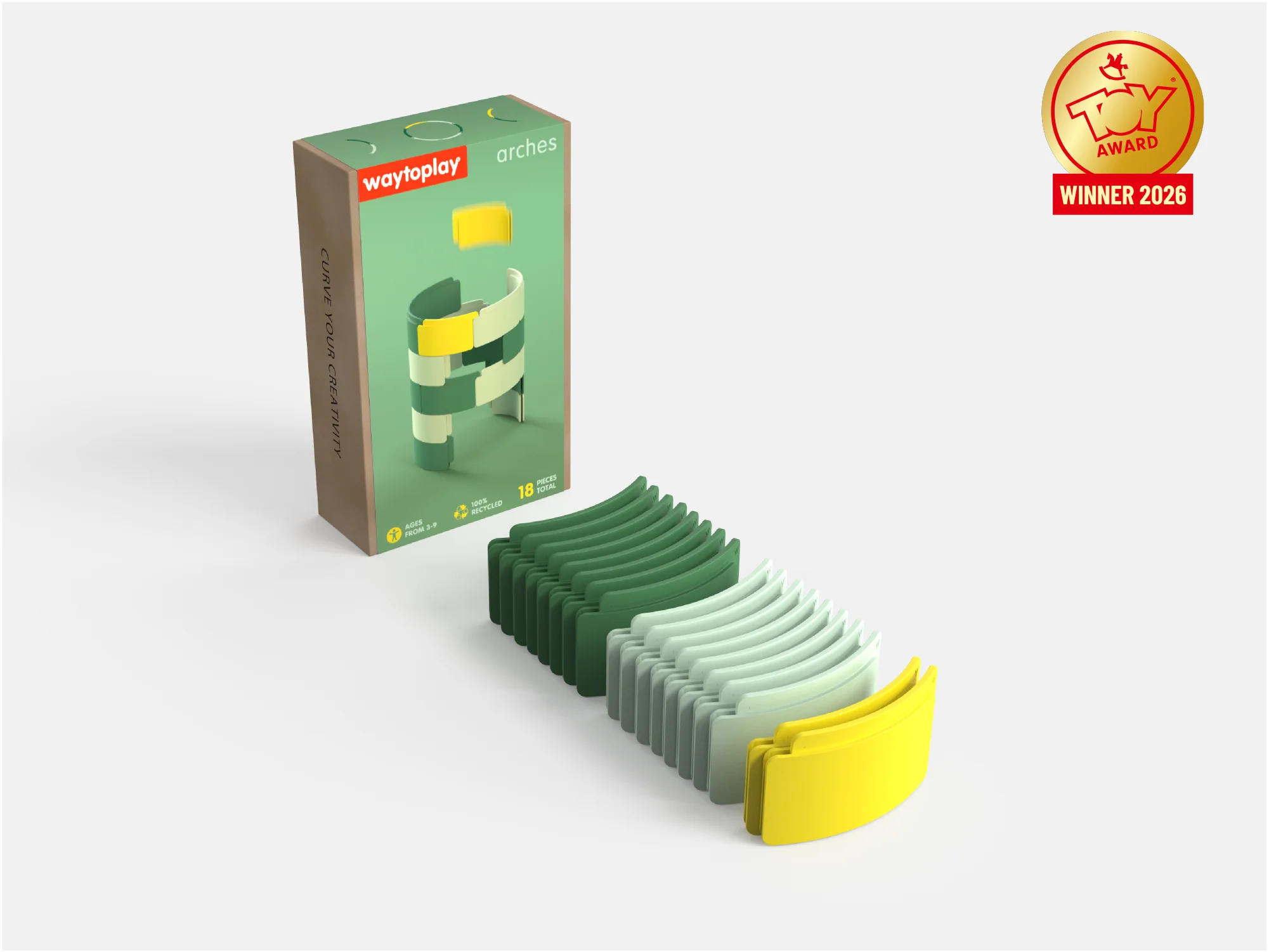 juego1 Arches Starter Set 18 piezas Waytoplay