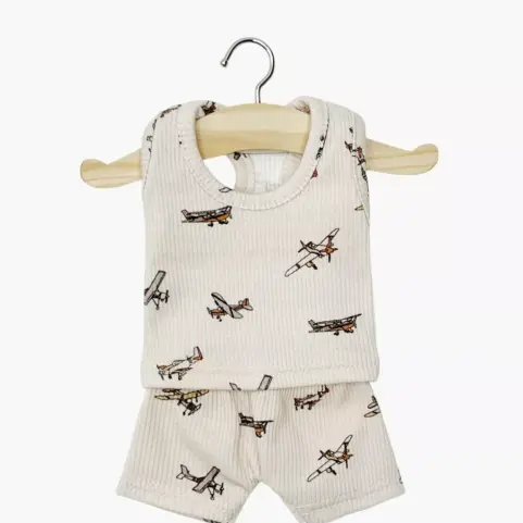 Minikane Conjunto Marcel en punto acanalado Petits avions