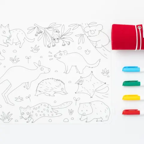 Scribble Animales de Australia - 4 rotuladores