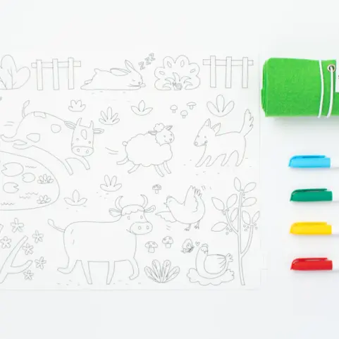 Scribble En La Granja - 4 rotuladores