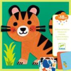 Collage Cuadros de Fieltro Animales Suaves Djeco