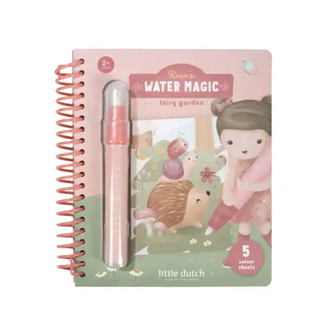 Water Magic Libro Magico de Colorear Rosa Fairy Garden