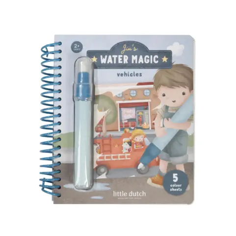 Water Magic Libro Magico de Colorear Jim Vehiculos
