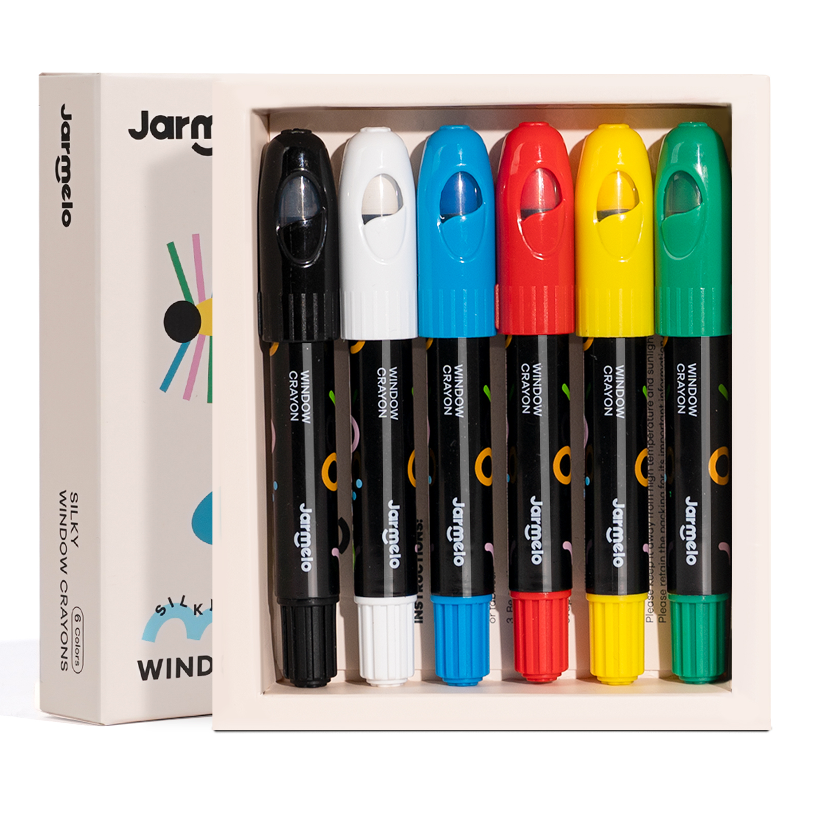 juego1 Crayon Silky para Ventanas 6 ud. Jarmelo