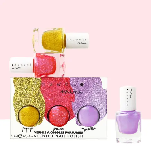 Caja de Esmaltes: Papaya Fresa y Arándanos Inuwet