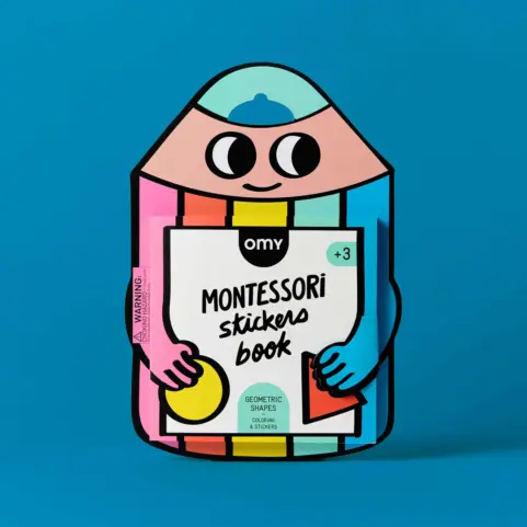 Libro Stickers Montessori Formas Geometricas OMY