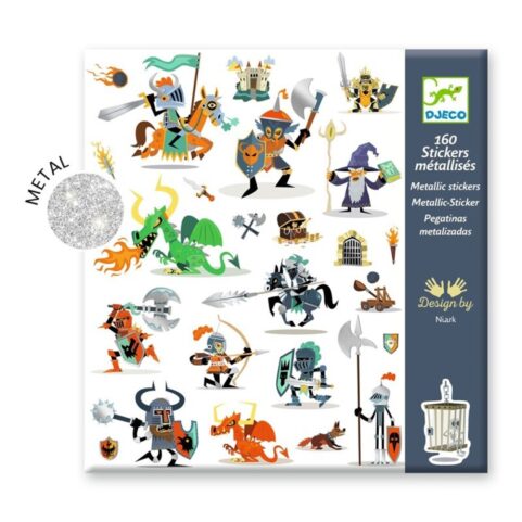 160 Pegatinas Caballeros Djeco