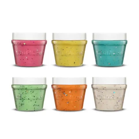Plastilina Orgánica Child Gen Glitter Set 6x125 gr.