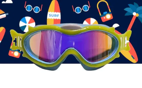 Máscara infantil de Buceo amarilla con Turbante Surf