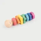 Tickit Giro de Formas de madera arcoíris