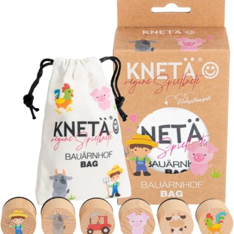 Set Sellos de Madera Granja Knetä