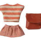 Ropa y Bolso Coral Hermana Mayor Ratón Maileg