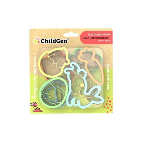 Moldes Spring para Arena y Plastilina 8 ud. ChildGen