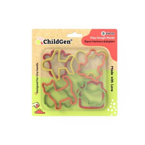 Moldes para Arena y Plastilina 8 ud. ChildGen