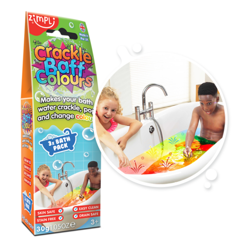 Crackle Baff Colours 3 pack 30 gr Zimpli