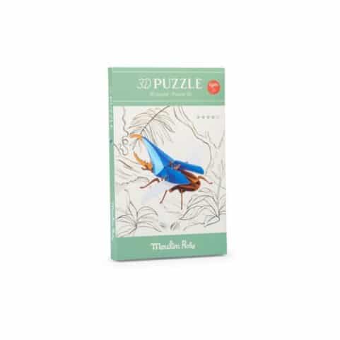 Puzzle 3D Escarabajo Hércules Tout autour du monde Moulin Roty