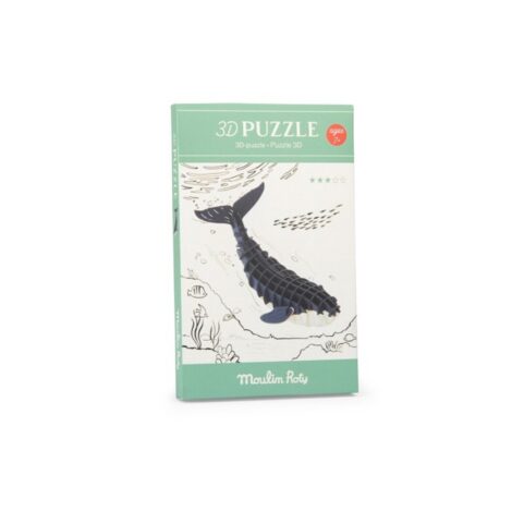 Puzzle 3D Ballena Tout autour du monde Moulin Roty
