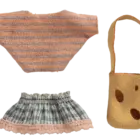 Ropa y Bolso Ratón Hermanita Pequeña Maileg
