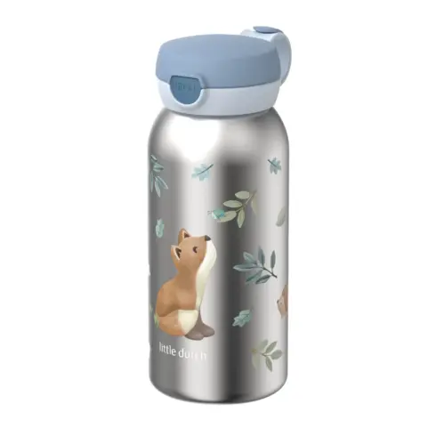 Botella Fip Cap Acero Forest Friends Little Dutch