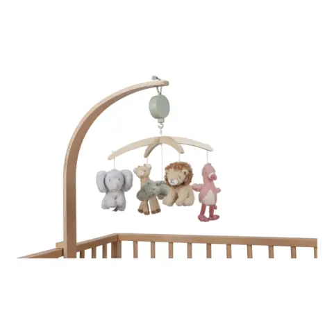 Movil Musical de madera Safari Friends FSC Little Dutch
