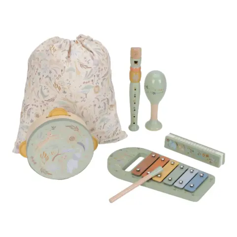 Set Musical Verde Safari Friends FSC Little Dutch