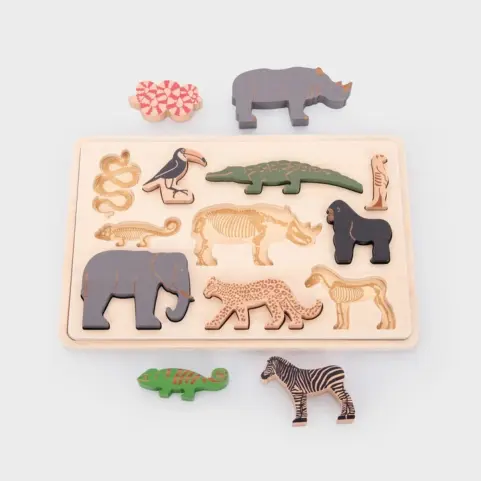 Tickit Tickit Puzzle de Animales de Safari FSC 100%