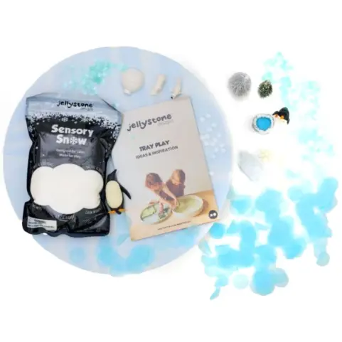 Bandeja Sensorial + Kit Sensorial Artic Jellystone