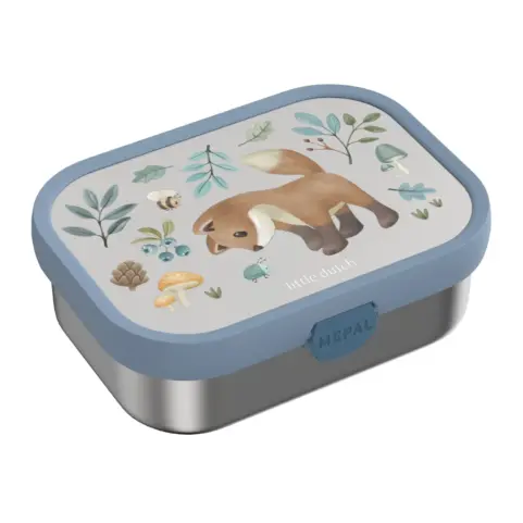 Caja Almuerzo Campus Acero Forest Friends Little Dutch