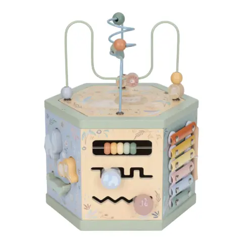 Cubo de Actividades Hexagonal Safari Little Dutch