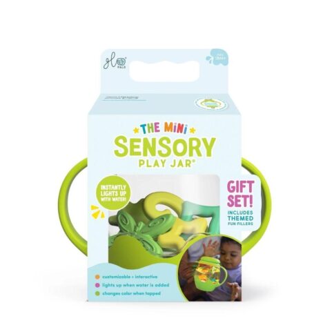 GloPals Mini Jarra Sensorial + Relleno Silicona Fun Filler Verde