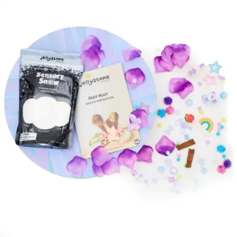 Bandeja Sensorial + Kit Sensorial Unicorn Jellystone