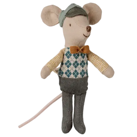 Ratón Hermanito Pequeño Conductor Maileg