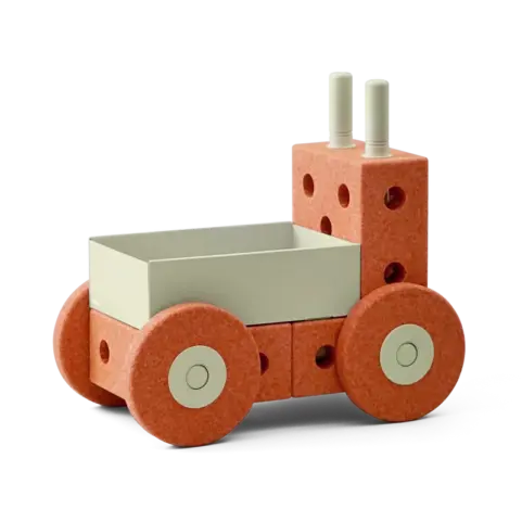 3-in-1 Baby Walker Burnt Orange/Dusty Green MODU
